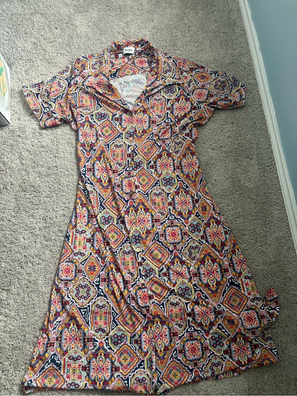 Leota Multicolor Print Wrap Dress